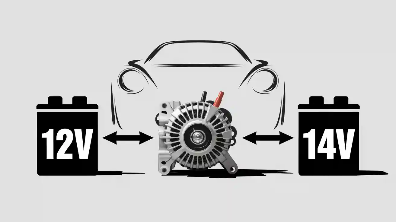 What is the difference between 12V and 14V alternators?